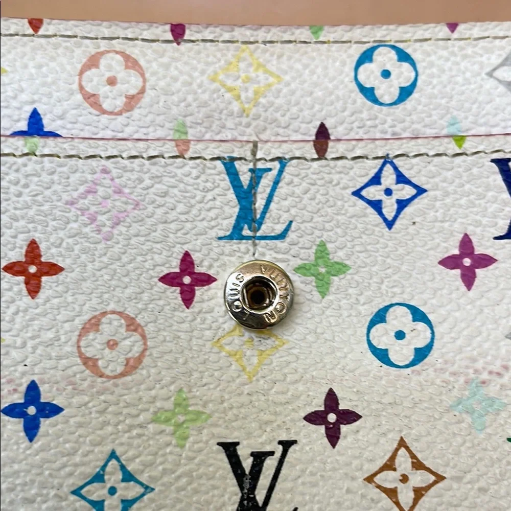 Vintage Louis Vuitton Iconic Takashi Murakami’s Monogram Multicolor Wallet